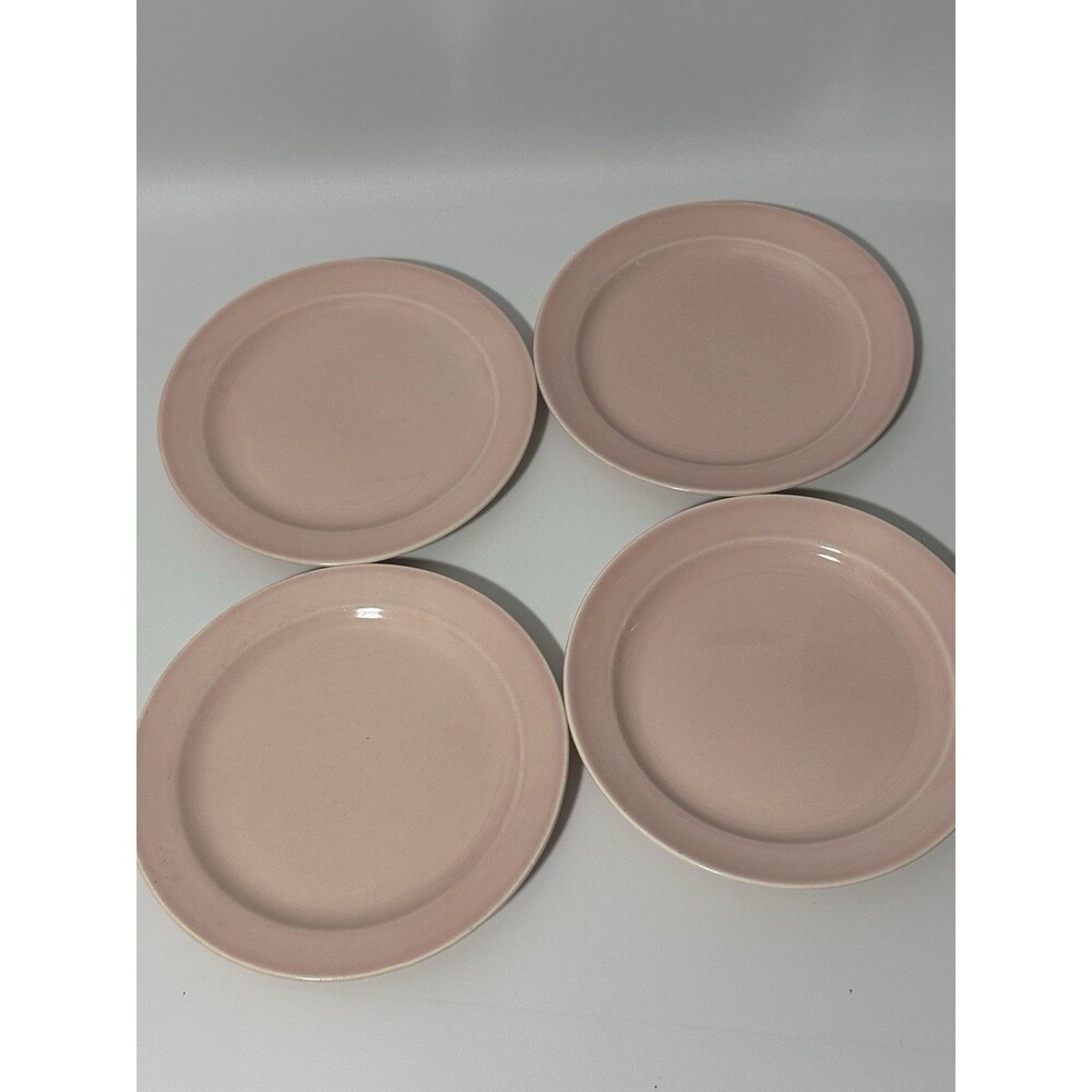 Vintage Luray Pastels 6.25” Bread Dessert Plate Pink Set of 4